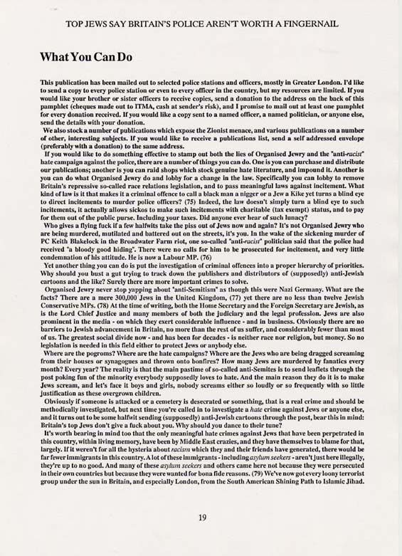 Why Britain's Police Aren't Worth A Jewish Fingernail - page 19