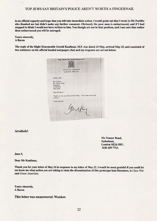 Why Britain's Police Aren't Worth A Jewish Fingernail - page 22