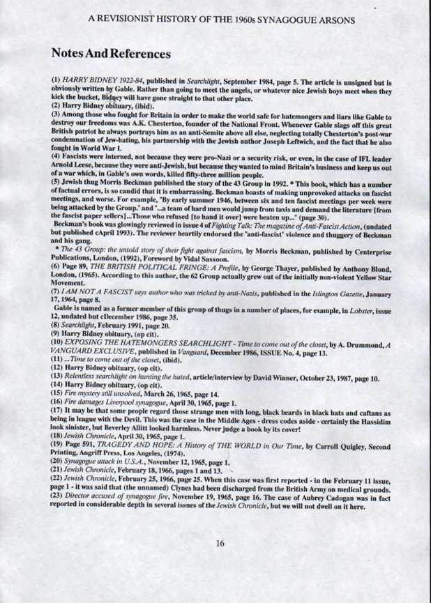 REVISIONIST HISTORY OF THE 1960s SYNAGOGUE ARSONS - page 16