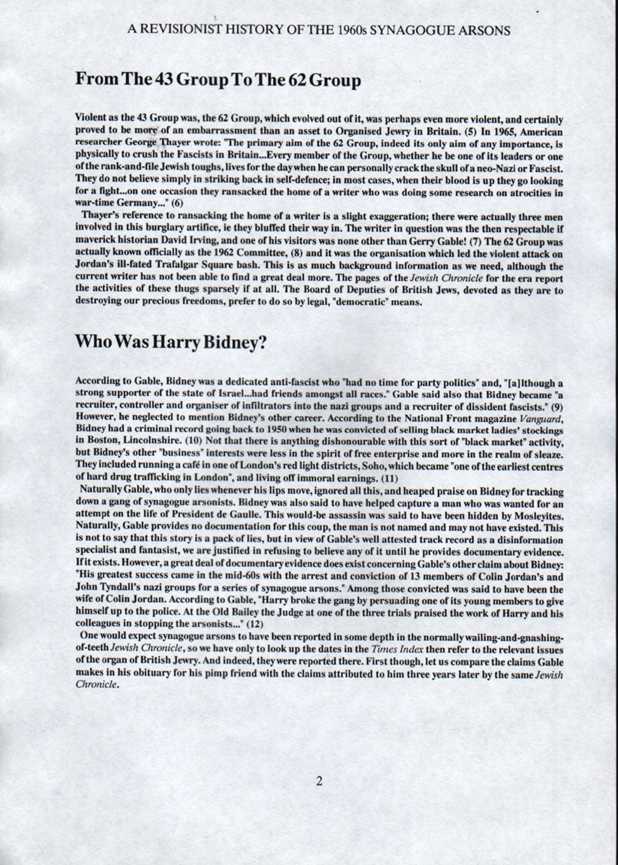 REVISIONIST HISTORY OF THE 1960s SYNAGOGUE ARSONS - page 2