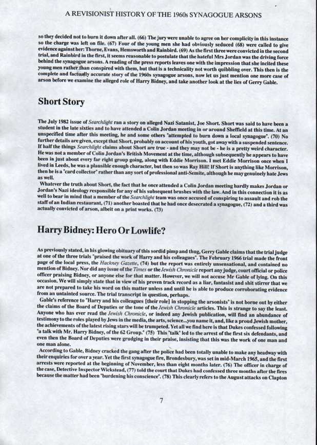 REVISIONIST HISTORY OF THE 1960s SYNAGOGUE ARSONS - page 7