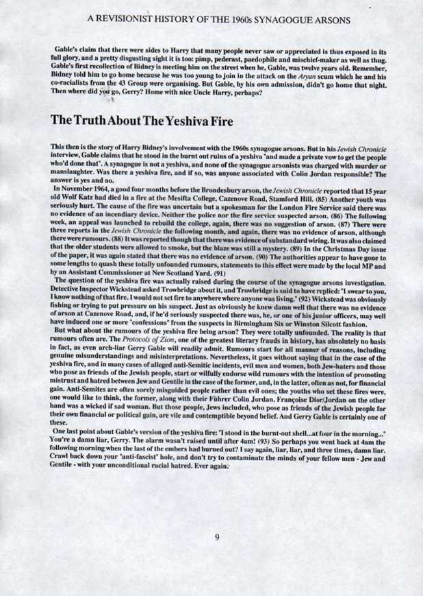 REVISIONIST HISTORY OF THE 1960s SYNAGOGUE ARSONS - page 9